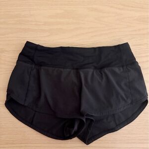 Black lululemon speed ups size 2